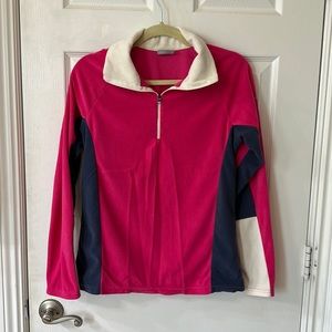 Columbia fleece jacket hot pink size M
